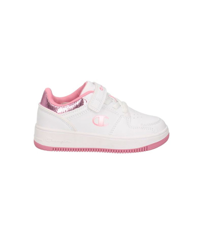 Zapatillas Champion Rd18 Foil G Ps Low Low Cut Shoe Infantil Blanco