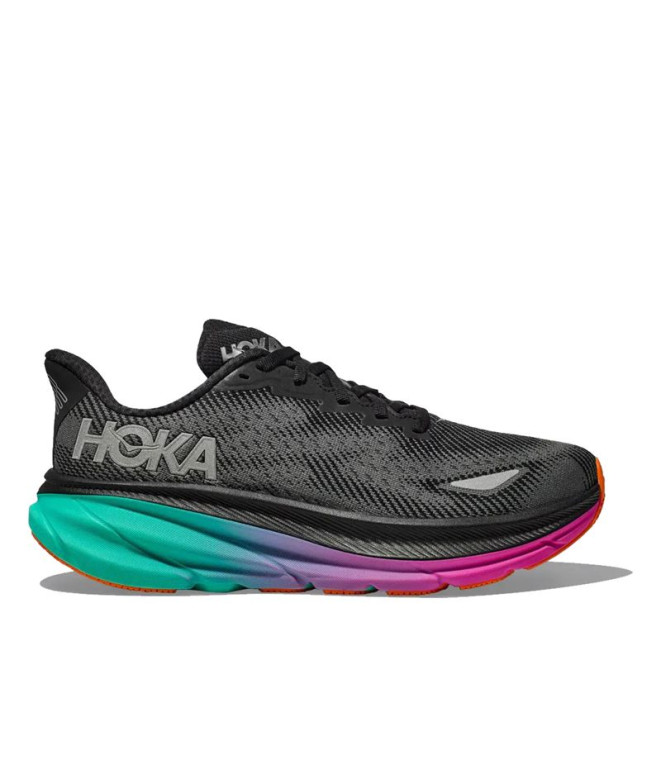Zapatillas de Running Hoka Clifton 9 Gtx Black Electric Hombre