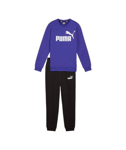 Conjunto de Moletom Puma No.1 Logo Fl Menino Azul