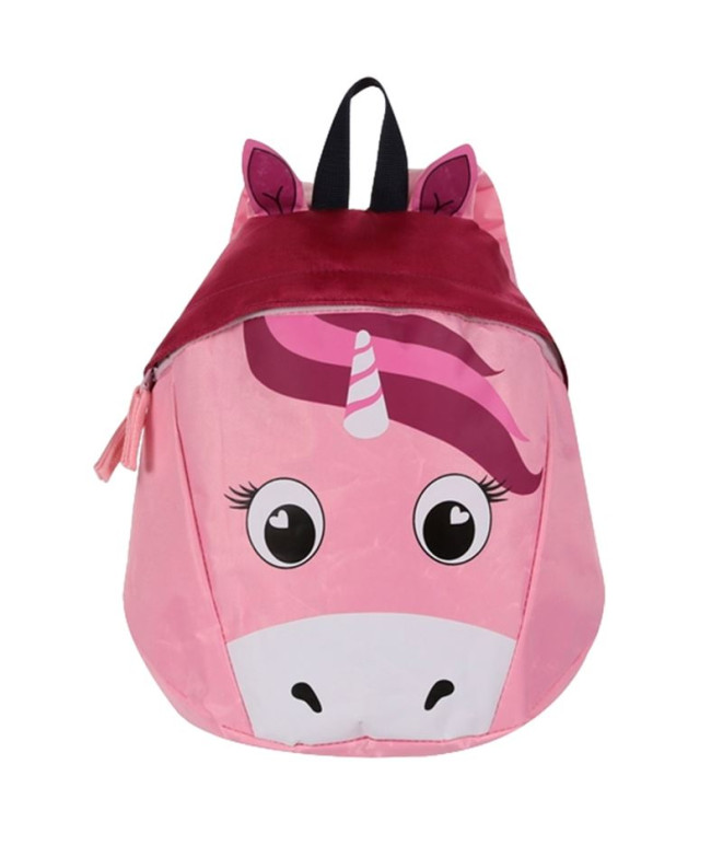 Mochila Regatta Roary Animal Unicórnio cor-de-rosa