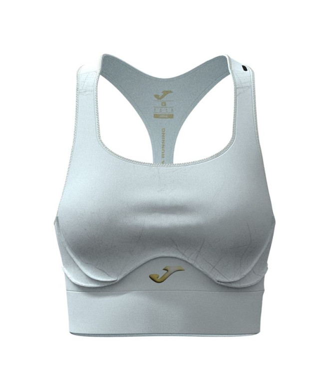 Sujetador Deportivo Joma R-Night Blanco Mujer