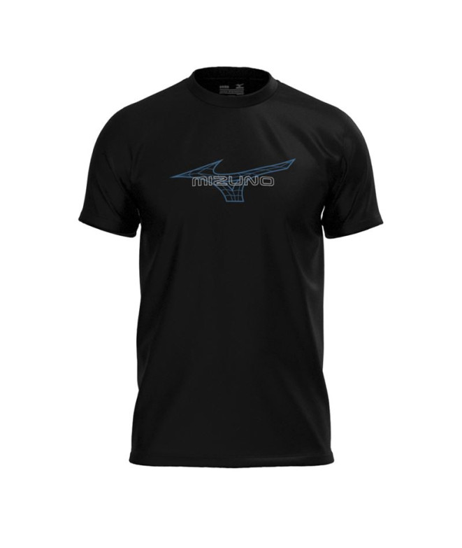 Camiseta Fitness Mizuno Mizuno Homem T-shirt do Atletismo Preto