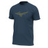 Camiseta De Fitness Mizuno Athletics Mizuno Tee Hombre Azul Marino