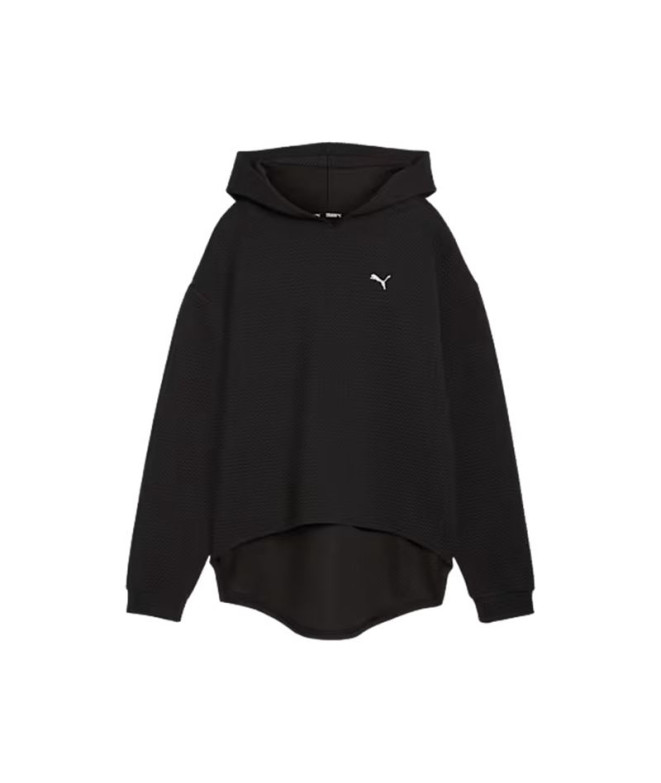 Moletom Yoga by Puma Q4 Studio Textured Hoody Mulher