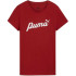 Camiseta de Casual Puma Essentials+ Script Mujer Vinotinto