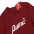Camiseta de Casual Puma Essentials+ Script Mujer Vinotinto