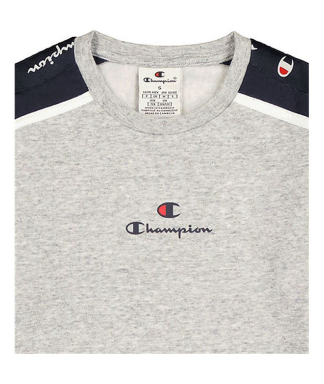 Sweat Champion Homme Sweat à col roulé gris