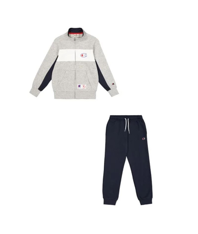 Chandal Champion Sweatsuit Infantil Gris