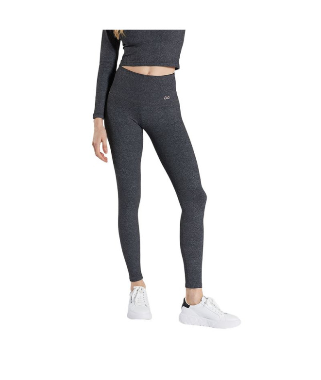 Mallas de Fitness Ditchil Momentum Mujer Lead Gris