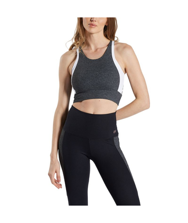 Camiseta de Fitness Ditchil Sport Bra Flex Mujer Negro
