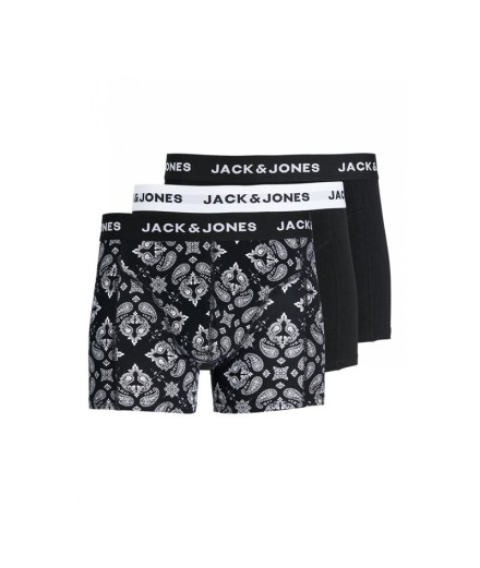 Cuecas Homem Jack&Jones Calções Jacparis Preto Pack Cuecas Homem Jack&Jones Calções Jacparis Preto Pack