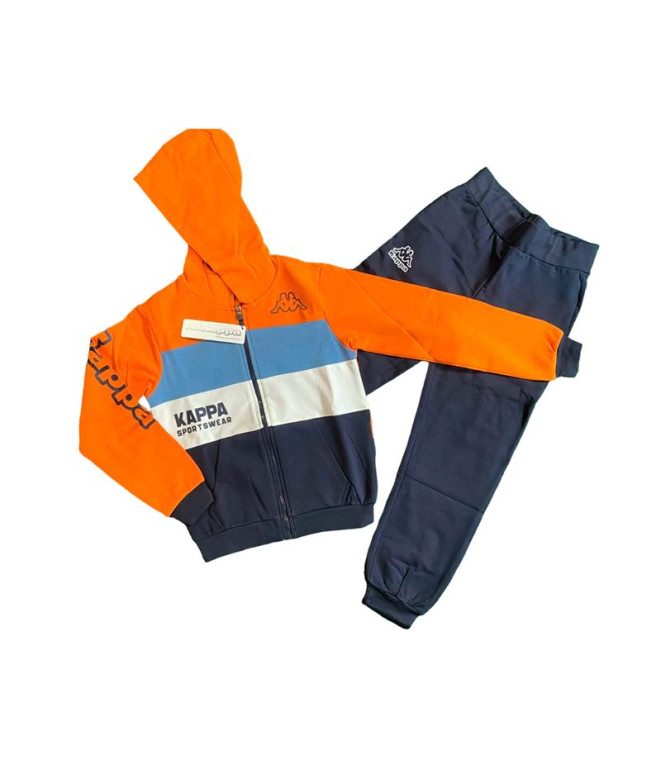 Chándal Kappa 8031T0060 T-Tracksuit Boy Niño Naranja Tile