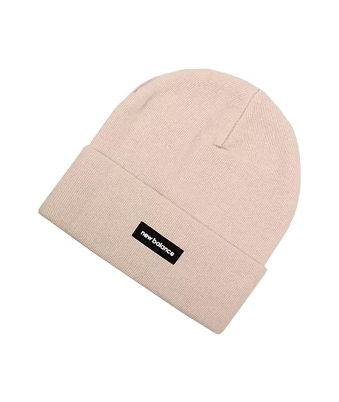 Gorro New Balance Linear Knit Cuffed Biege