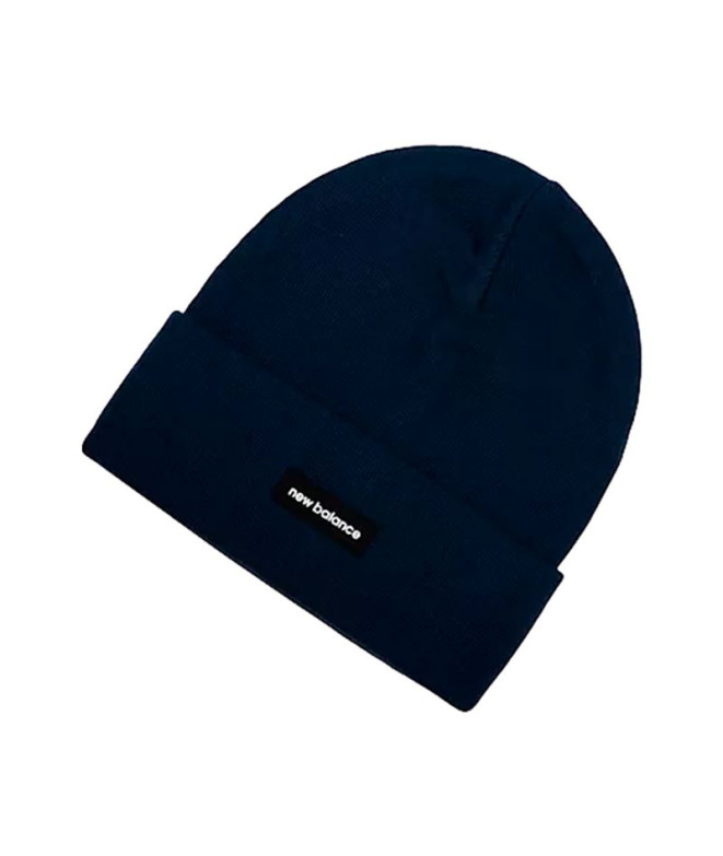Gorro New Balance Linear Knit Cuffed Azul