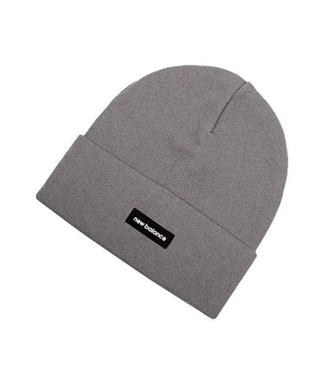 Bonnet New Balance Linear Knit Cuffed Grey