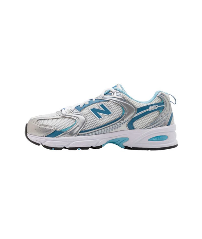 Chaussures New Balance 530 Reflet Blanc Bleu