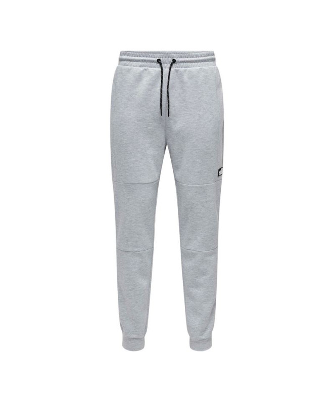 Pantalón Only & Sons Regular Hombre Gris