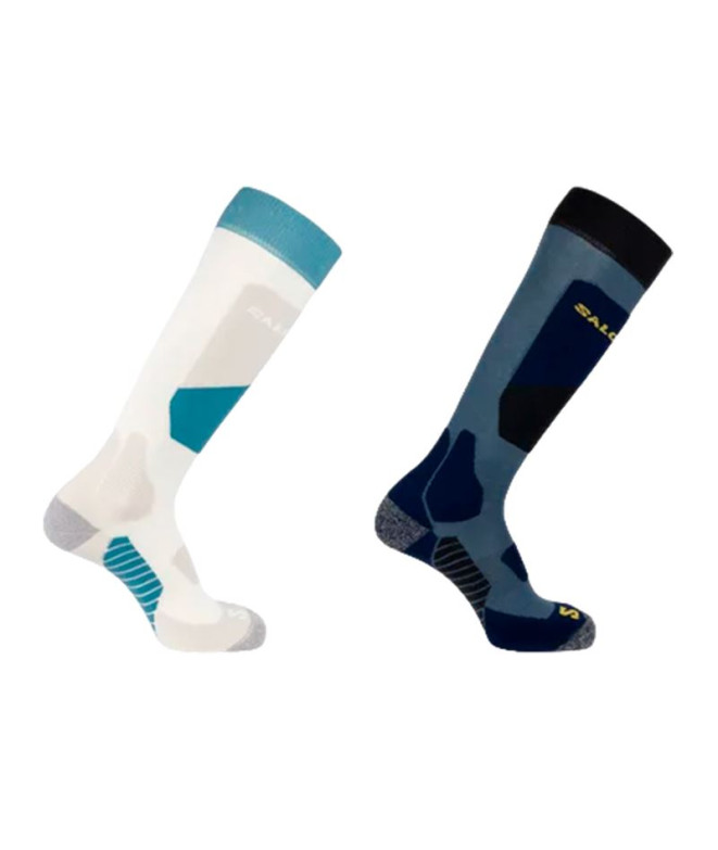 Calcetines de Esquí y snow Salomon S/Access 2-Pack Copen Azul