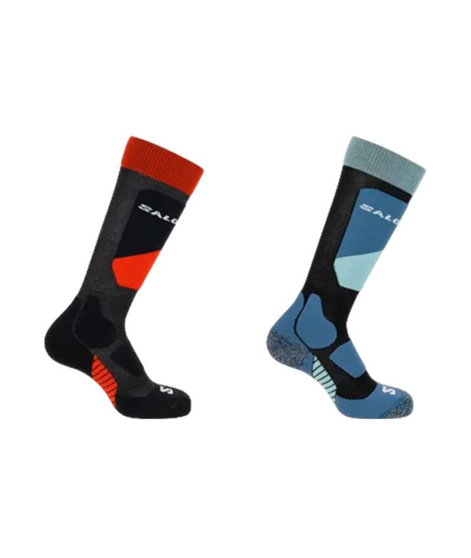 Chaussettes Salomon Pack 2 Noirs