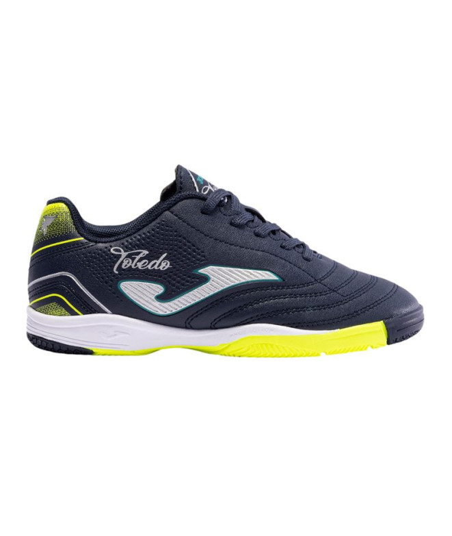 Zapatillas de Fútbol sala Joma Toledo 2403 Marino Indoor Infantil