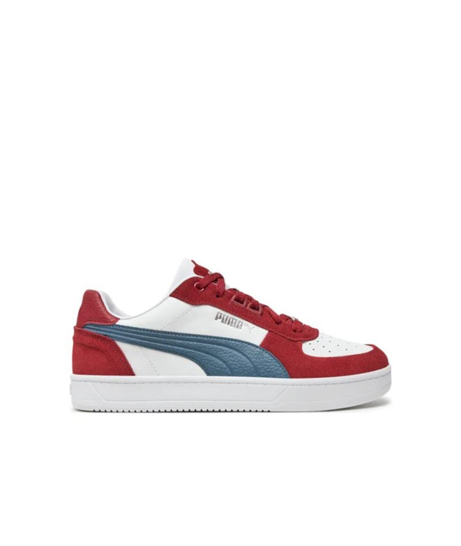 Zapatillas Puma Caven 2.0 Lux Sd Rojo intenso/Azul marino club/Blanco