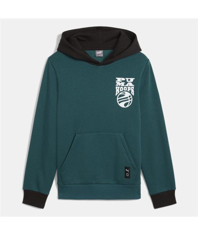 Sudadera de Baloncesto Puma Basketball Blueprint Niño Verde