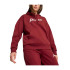 Moletom Mulher Puma Essentials+ Script Borracha vermelha/Branco vivo