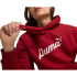 Moletom Mulher Puma Essentials+ Script Borracha vermelha/Branco vivo