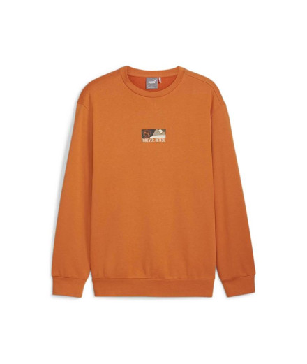 Sweat Homme Puma Better Sportswear Crew Orange
