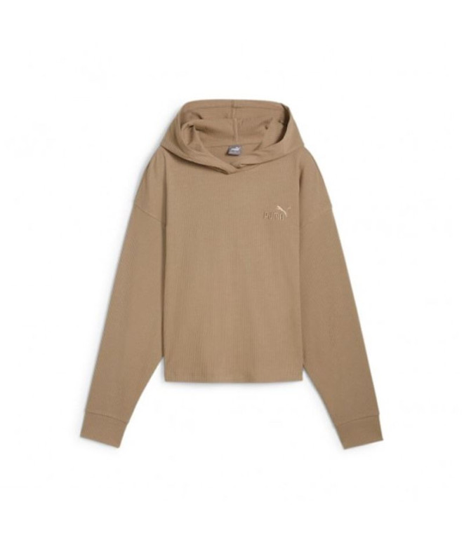 Sudadera Puma Essentials Elevated  Mujer Marrón