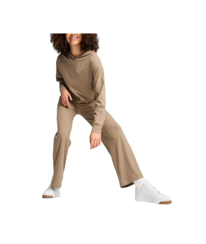 Sweat Femme Puma Essentials Elevated Brown