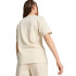 Camiseta Puma Ess Tape Minimal Gold Mujer Nieve Alpina
