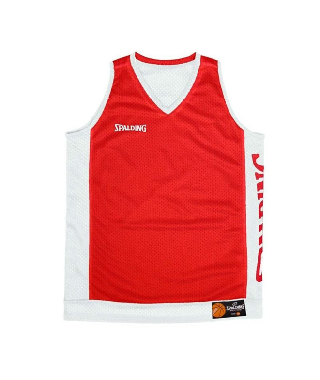 Camiseta de Baloncesto Spalding Reversible Tank Hombre Rojo/Blanco