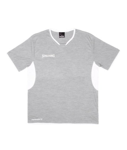 T-shirt Basket-ball Spalding Homme de Shooting Gris...