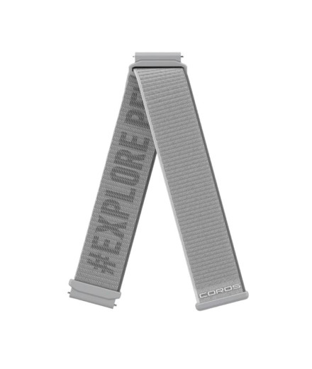 Correa Coros 22mm Banda de Nylon - Cinza