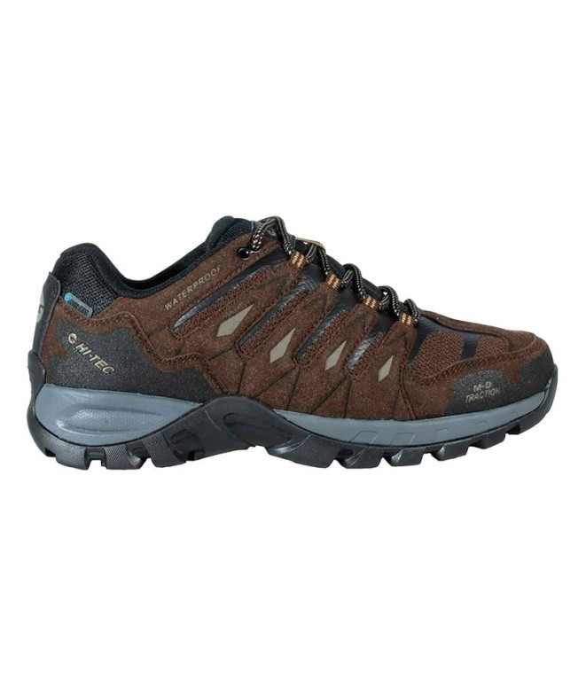 Chaussures Montagne Hi-Tec de Corzo Low Wp Chocolat/Taupe/Taupe clair Homme