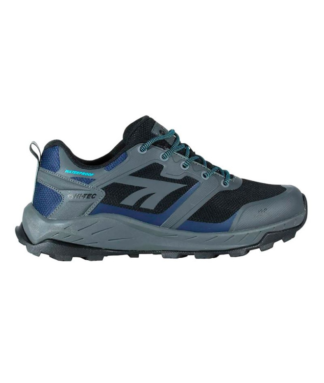 Chaussures Montagne Hi-Tec de Toubkal Low Wp Charcoal/Insignia Blue Homme