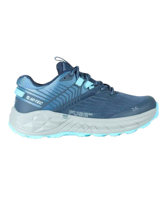 Zapatillas de Trail Hi-Tec Geo Fuse Grisaille/Flint Stone/Canal Blue Mujer