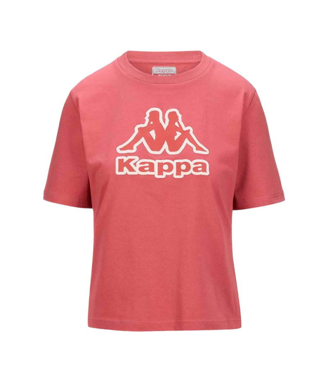 Camiseta Kappa Mulher T-shirt Fabra cor-de-rosa