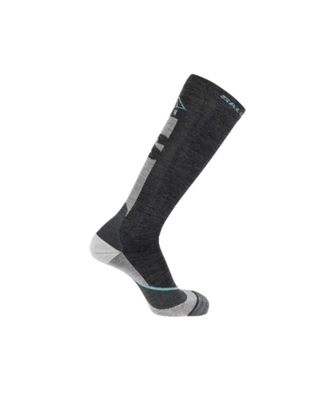 Calcetines de Esquí y Snow Salomon Mtn Gris