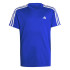 Camiseta adidas Menino Train Essentials Aeroready 3 Band Regular Fit Azul/branco
