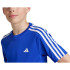 Camiseta adidas Menino Train Essentials Aeroready 3 Band Regular Fit Azul/branco