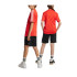 Conjunto adidas Infantil Essentials Aeroready 3 Band Regular Fit Vermelho/Branco