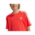 Conjunto adidas Essentials Aeroready 3 Bandas Regular Fit Infantil Rojo/Blanco