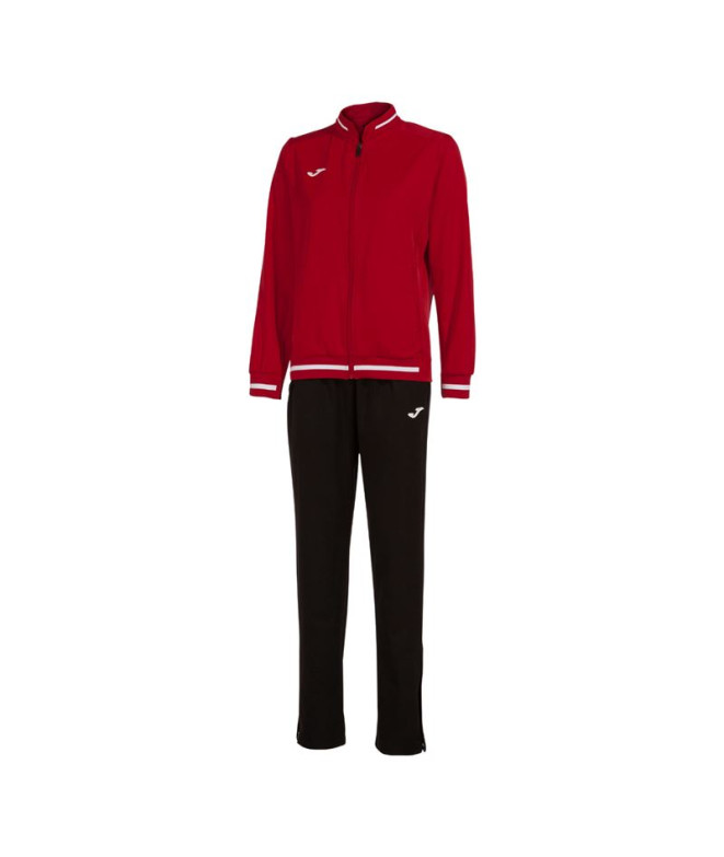 Chándal de Pádel Joma Montreal Rojo Negro Mujer