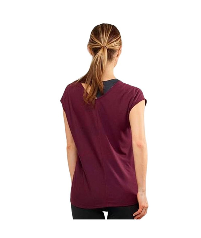 Camiseta Fitness Mulher de Ditchil Ease Ruby