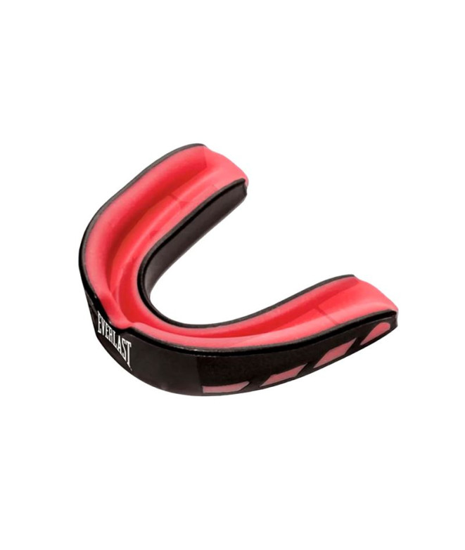 Protector Bucal de Boxeo Everlast Evershield Double Mouth Guard Negro/Rojo