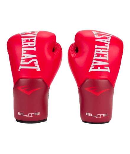 Luvas de Boxe Everlast Elite 2 Luvas de Boxe Bordeaux