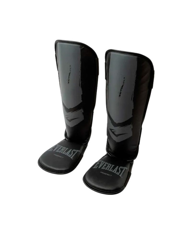 Espinilleras Everlast Proespect Youth Shin Guards Negro/Gris