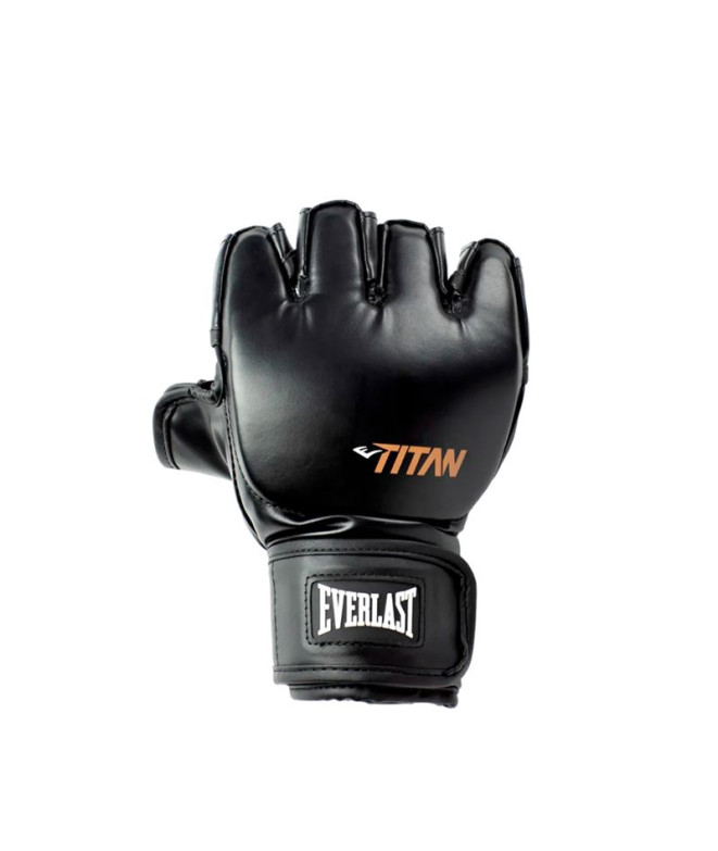 Guantilhas de Boxe Everlast Titan Luva Mma Preta